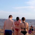 【4K映像】ロシア・サンクトペテルブルク(St.petersburg)のビーチの様子2021年夏