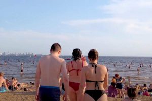 【4K映像】ロシア・サンクトペテルブルク(St.petersburg)のビーチの様子2021年夏