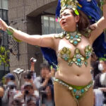 ウニアンサンバエロ 浅草サンバカーニバル はみ出しエロ画像40枚！全国の露出狂が集まる日本の露出祭典ｗｗｗ｜エロ牧場