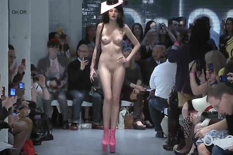 全裸　女性　ファッションショー ほぼ裸なファッションショーヌードモデル画像 - 性癖エロ画像 ...