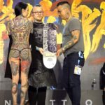 【台灣國際紋身藝術展】台湾の芸術コンテスト内で開かれたタトゥーコンテストの様子