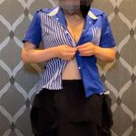 ノーブラでL〇WSONの制服に着替えるＪカップ爆乳Youtuber【お隣の志乃さん】