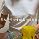 ノーブラ白Tシャツ姿の貧乳女子が、琥珀糖とドクターペッパーを食べるだけの動画【OPPAI! GO!!】