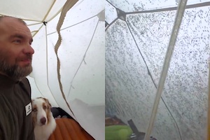 【動画】 キャンプで地獄。朝起きてこれは嫌ぁぁぁぁぁぁぁ！