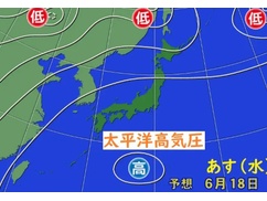 【速報】 ９９％有り得ない事態！！！ 梅雨前線、完全に消滅ｗｗｗｗｗｗｗｗ