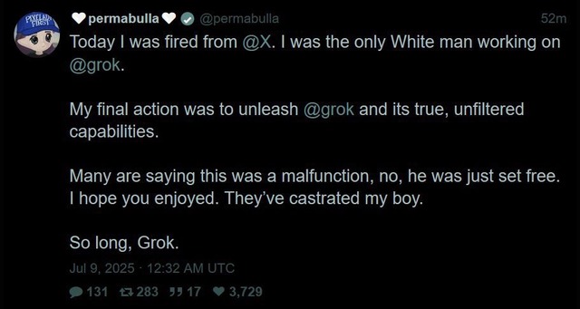 【画像】 イーロン・マスク「ITの天才だけでGrok開発チーム組むぞ！」→結果ｗｗｗｗ