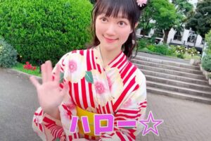 ノーブラノーパン浴衣姿でオシッコ我慢しながら花火大会にやってきたらしいYoutuber【ここぱいちゃんねる】