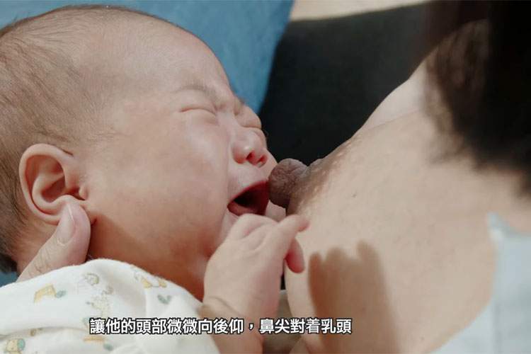 正しい授乳姿勢等を解説した中国の真面目な育児動画