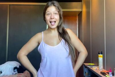 陽気なノーブラ女子によるVlog的な動画A