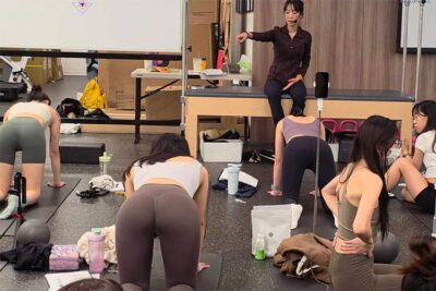 【58分長編】中国とか台湾辺りのヨガ教室のレッスン風景をノーカットで撮影した映像A