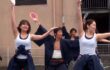 【ＹＯＳＡＫＯＩかぬま-'13】白タンクトップ姿でワキ全開で踊る若い女の子達